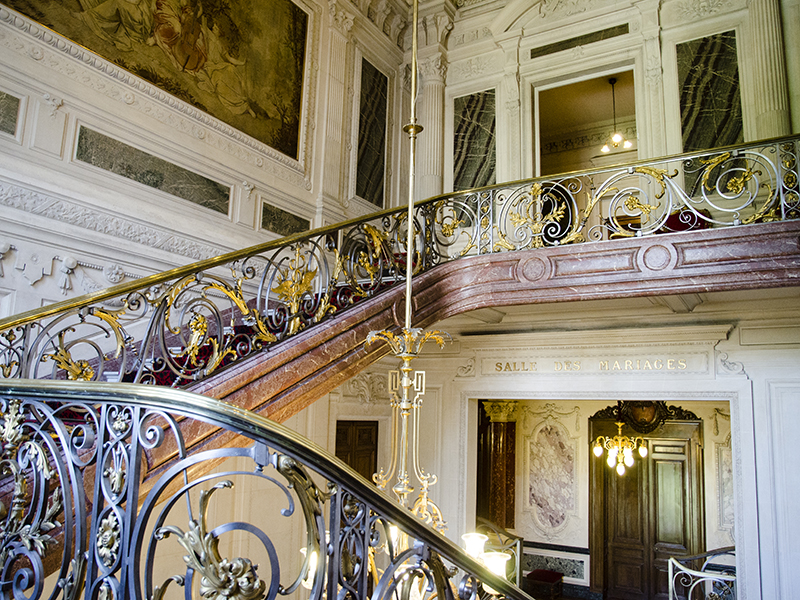 Mairie du 8e arrondissement - Escalier d'Honneur (Julien Blavette) Mairie du 8e arrondissement - Escalier d'Honneur - Paris 8e